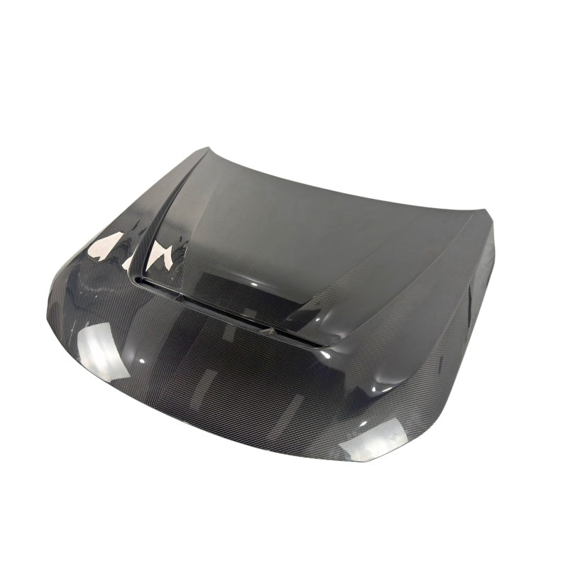 Pre-Preg Carbon fiber B style bonnet for BMW G87 M2 G42 coupe, showcasing sleek, lightweight carbon fiber design