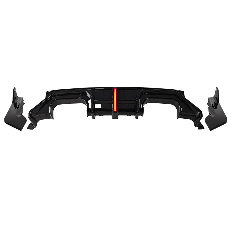LED Style Gloss Black Rear Diffuser for BMW G87 M2 23-Present