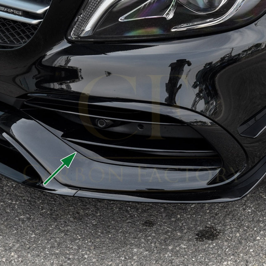 Gloss Black Side Grilles for Mercedes Benz W176 Facelift A Class 16-18