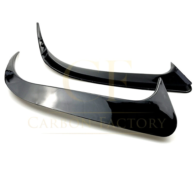 Gloss Black Rear Bumper Trims for Mercedes Benz W117 CLA 13-19 - Carbon Factory