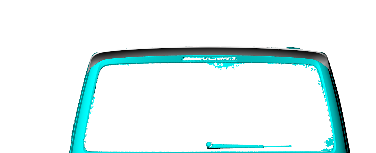 V Style Carbon Fibre Roof Spoiler for VW T6 Multivan 15-20 - Carbon Factory
