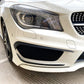 Gloss Black Front Canards (bottom) for Mercedes Benz W117 CLA AMG 13-15