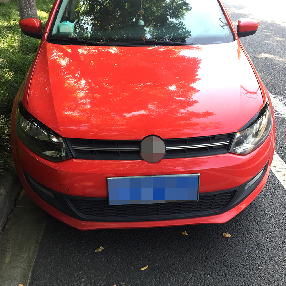 Gloss Black Headlight Trims for VW Polo MK5 10-17