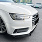 V Style Gloss Black Front Splitter for Audi A4 B9 S Line & S4 15-19