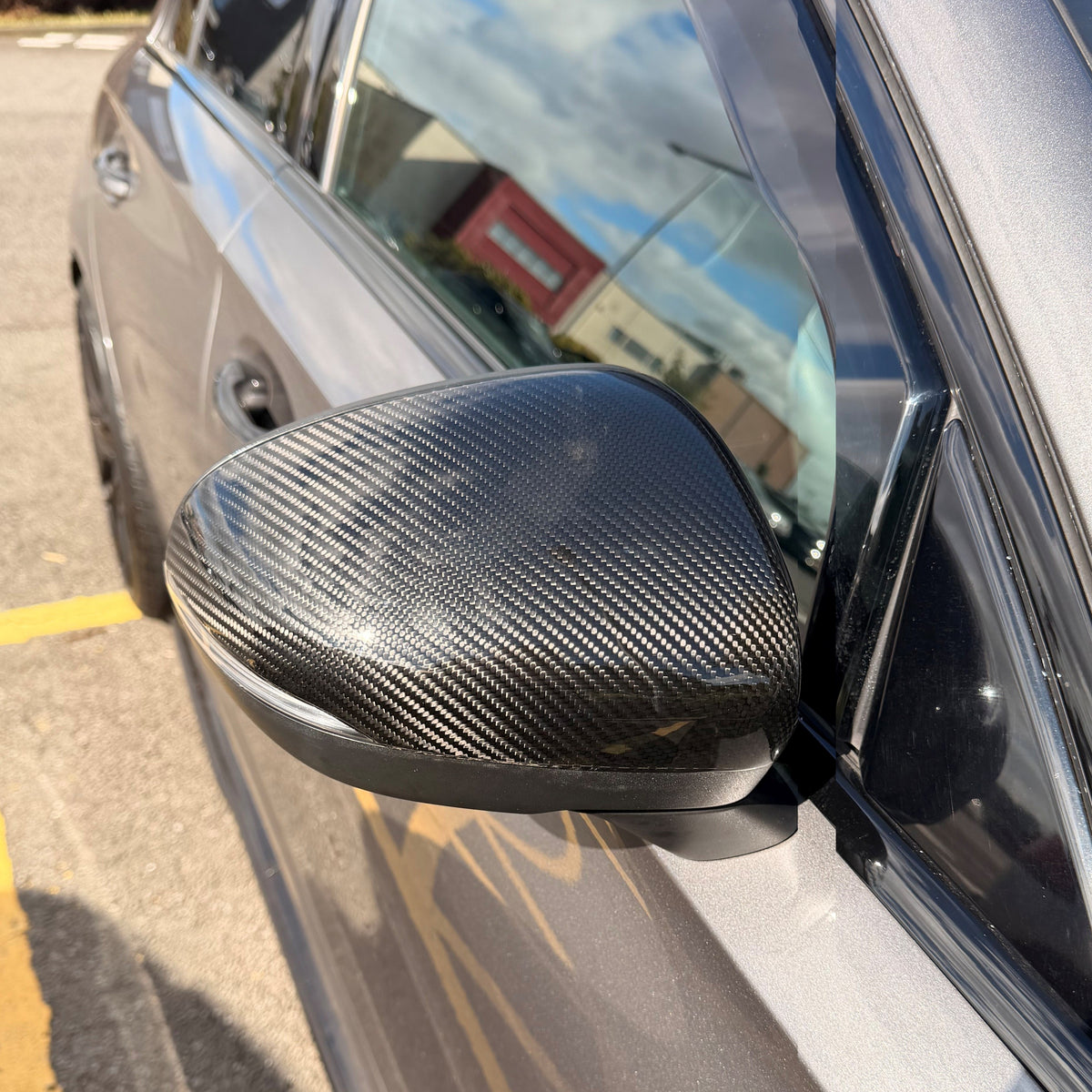 Pre-Preg Carbon Fibre Replacement Mirror Covers for Mercedes Benz W177 A Class W118 CLA 19-25