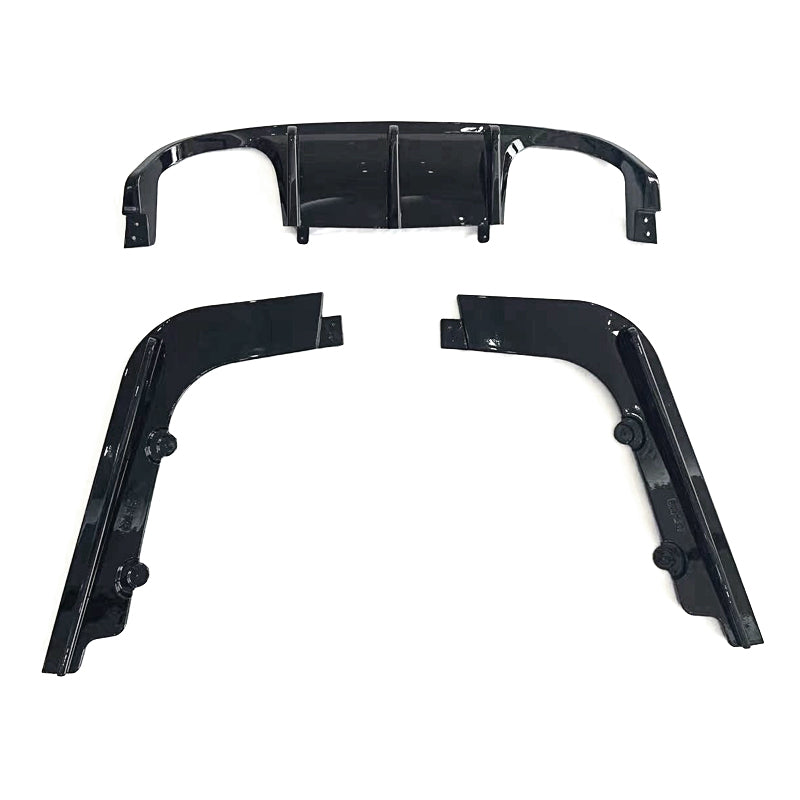 V Style Gloss Black Rear Diffuser for BMW E92 E93 M3 07-13