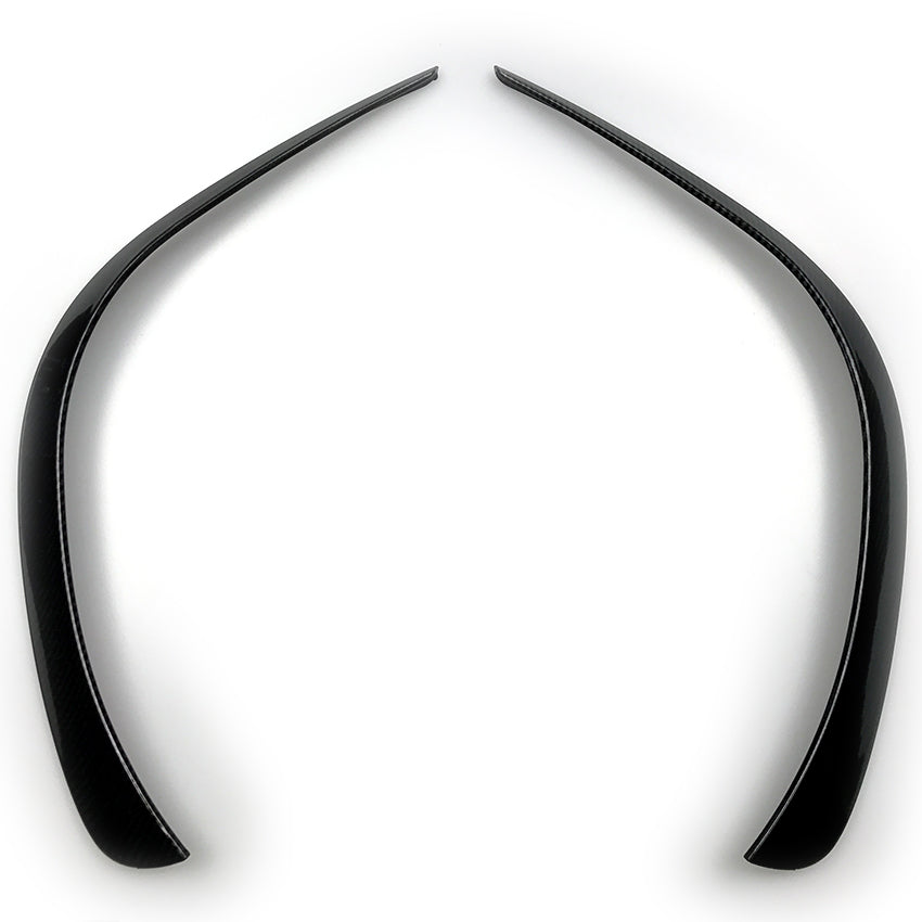 Gloss Black Front Canards for Mercedes Benz W167 C167 GLE 19-23