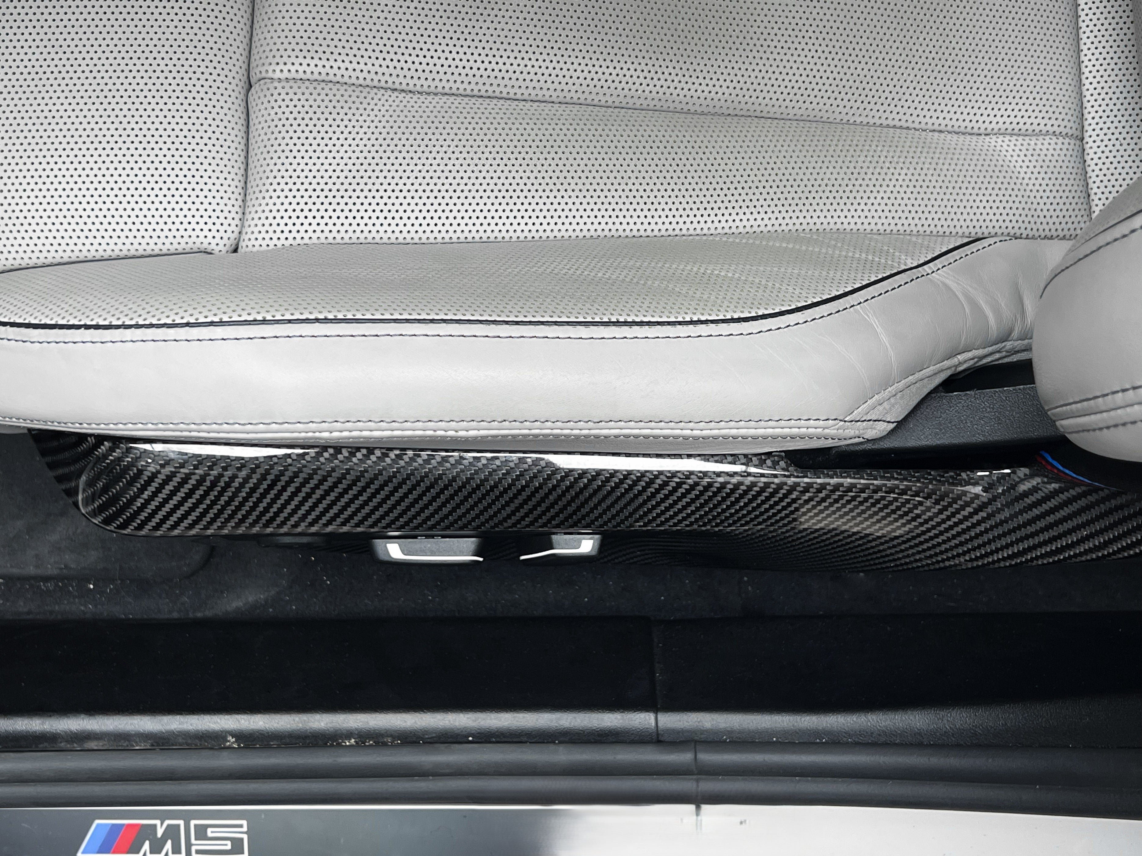 Pre-Preg Carbon Fibre Seat Side Trims for BMW G90 G99 M5 24-Present - Carbon Factory