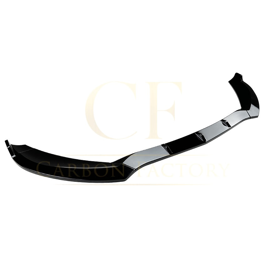 V Style Gloss Black Front Splitter for Mercedes Benz W205 C Class 15-18 - Carbon Factory