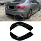 Gloss Black Rear Bumper Spats for Mercedes Benz W177 A35 A45 Saloon 18-25