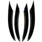 Gloss Black Front Canards (Short) for Mercedes Benz W205 C Class 19-21