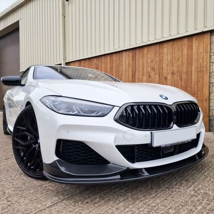 3D Style Carbon Fibre Front Splitter for BMW G14 G15 G16 8 Series 18-Present-Carbon Factory