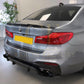 3D Style Carbon Fibre Rear Diffuser for BMW G30 G31 5 Series M Sport 17-23-Carbon Factory