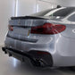 3D Style Carbon Fibre Rear Diffuser for BMW G30 G31 5 Series M Sport 17-23-Carbon Factory