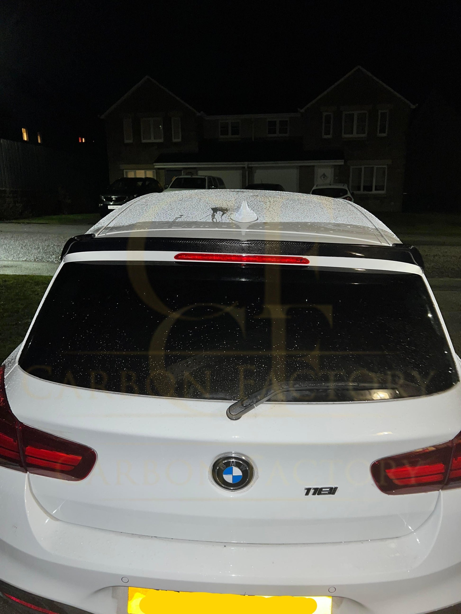 3D Style Carbon Fibre Roof Spoiler for BMW 1 Series F20 F21 11-19-Carbon Factory