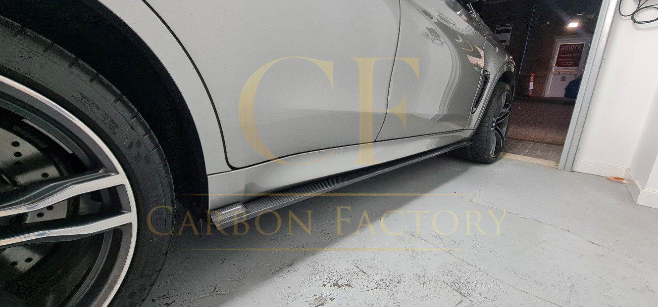 3D Style Carbon Fibre Side Skirts for BMW F15 X5 F16 F85 X5M F86 X6M 13-18-Carbon Factory