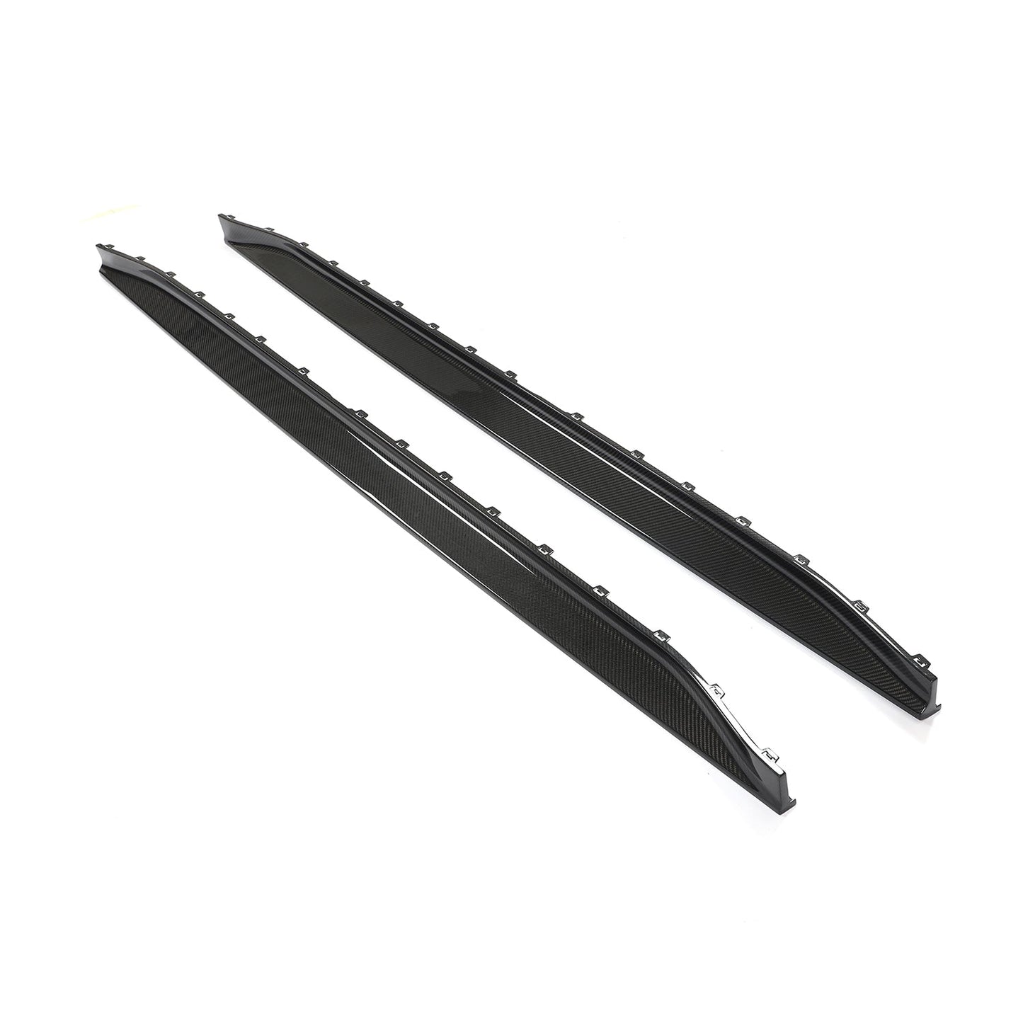 3D Style Carbon Fibre Side Skirts for BMW G80 M3 21-Present - Carbon Factory