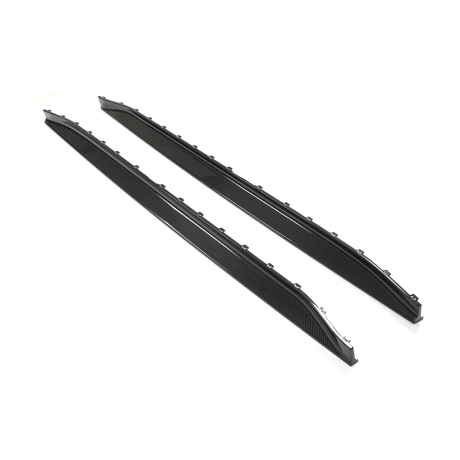 3D Style Carbon Fibre Side Skirts for BMW G80 M3 21-Present - Carbon Factory
