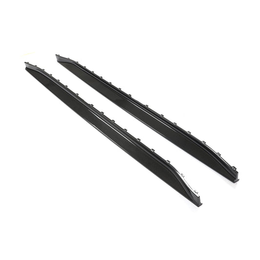 3D Style Carbon Fibre Side Skirts for BMW G80 M3 21-Present-Carbon Factory