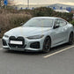 3D Style Gloss Black Front Splitter for BMW 4 Series G22 G23 20-23-Carbon Factory