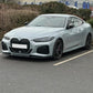 3D Style Gloss Black Front Splitter for BMW 4 Series G22 G23 20-23-Carbon Factory