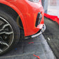 3D Style Gloss Black Front Splitter for BMW F97 X3M F98 X4M 18-21-Carbon Factory