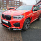 3D Style Gloss Black Front Splitter for BMW F97 X3M F98 X4M 18-21-Carbon Factory