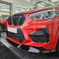 3D Style Gloss Black Front Splitter for BMW F97 X3M F98 X4M 18-21-Carbon Factory