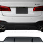 3D Style Gloss Black Rear Diffuser for BMW G30 G31 5 Series M Sport 17-24-Carbon Factory