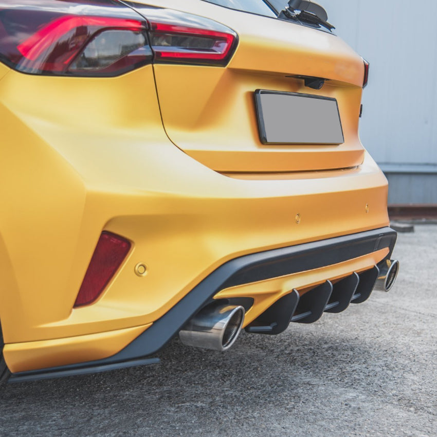 Gloss Black Rear Diffuser for Ford Focus ST C519 MK4 19-22