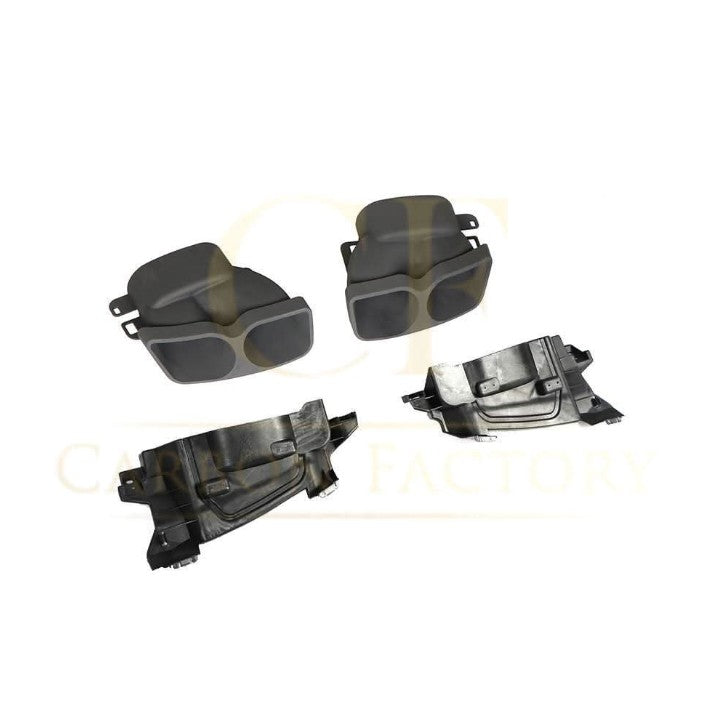 LED Style Carbon Fibre Rear Diffuser + Exhaust tips for Mercedes W213 E Class Saloon 16-18 - Carbon Factory