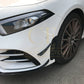 Type 1 Gloss Black Front Canards for Mercedes Benz W177 A Class AMG & A35 18-22