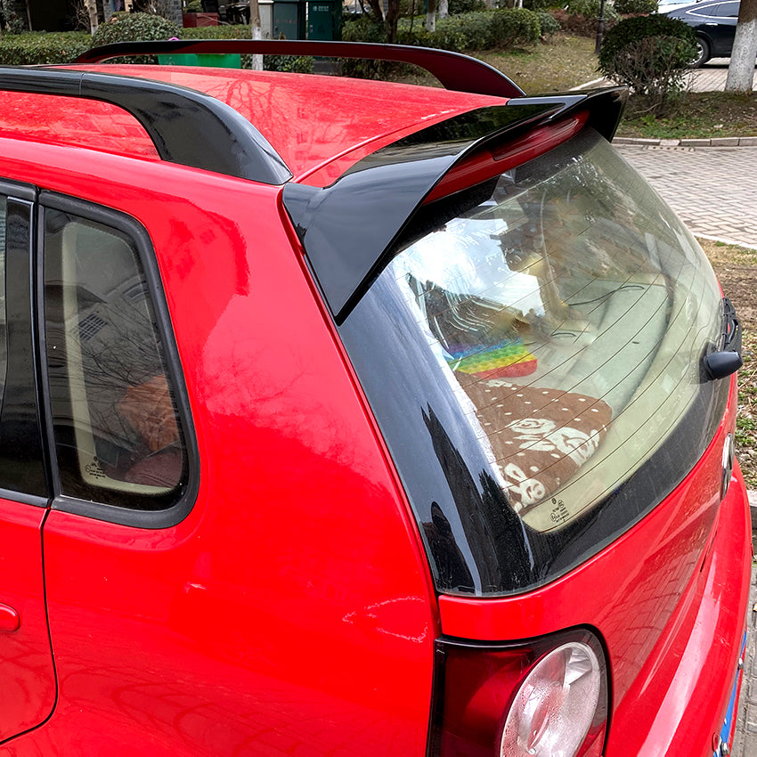 OT Style Gloss Black Roof Spoiler for VW Polo MK4 05-09