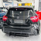 V Style Gloss Black Rear Diffuser for Mercedes Benz W176 A45 13-18