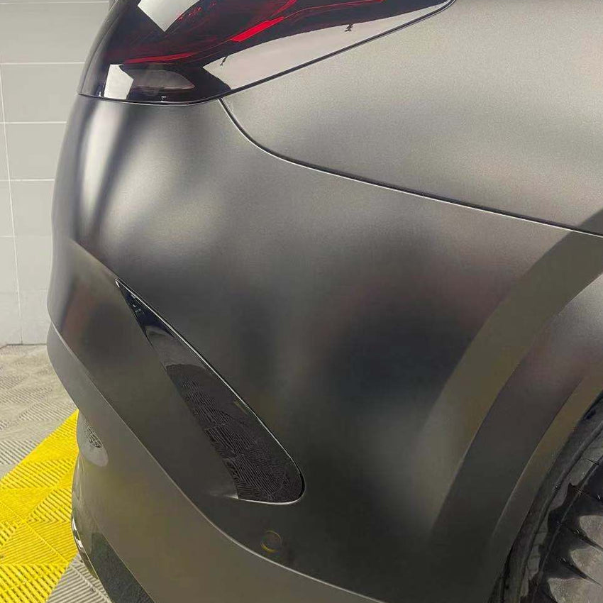 Gloss Black Rear Canards for Mercedes Benz C167 GLE Coupe 19-26