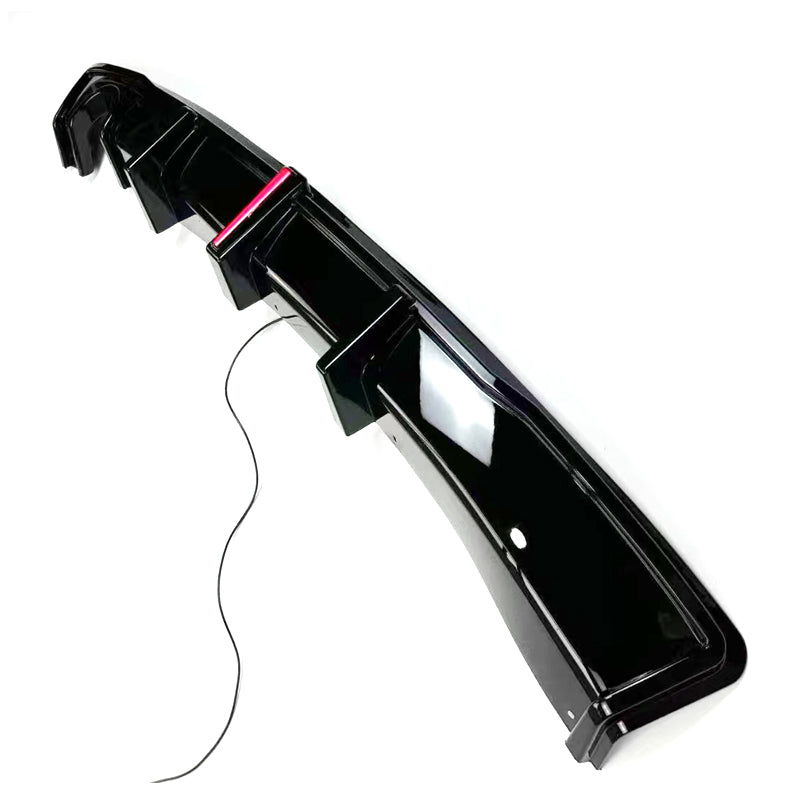 LED 2 Gloss Black Rear Diffuser Single Exhaust for BMW F30 F31 3 Series Standard model 12-19 (Copy)