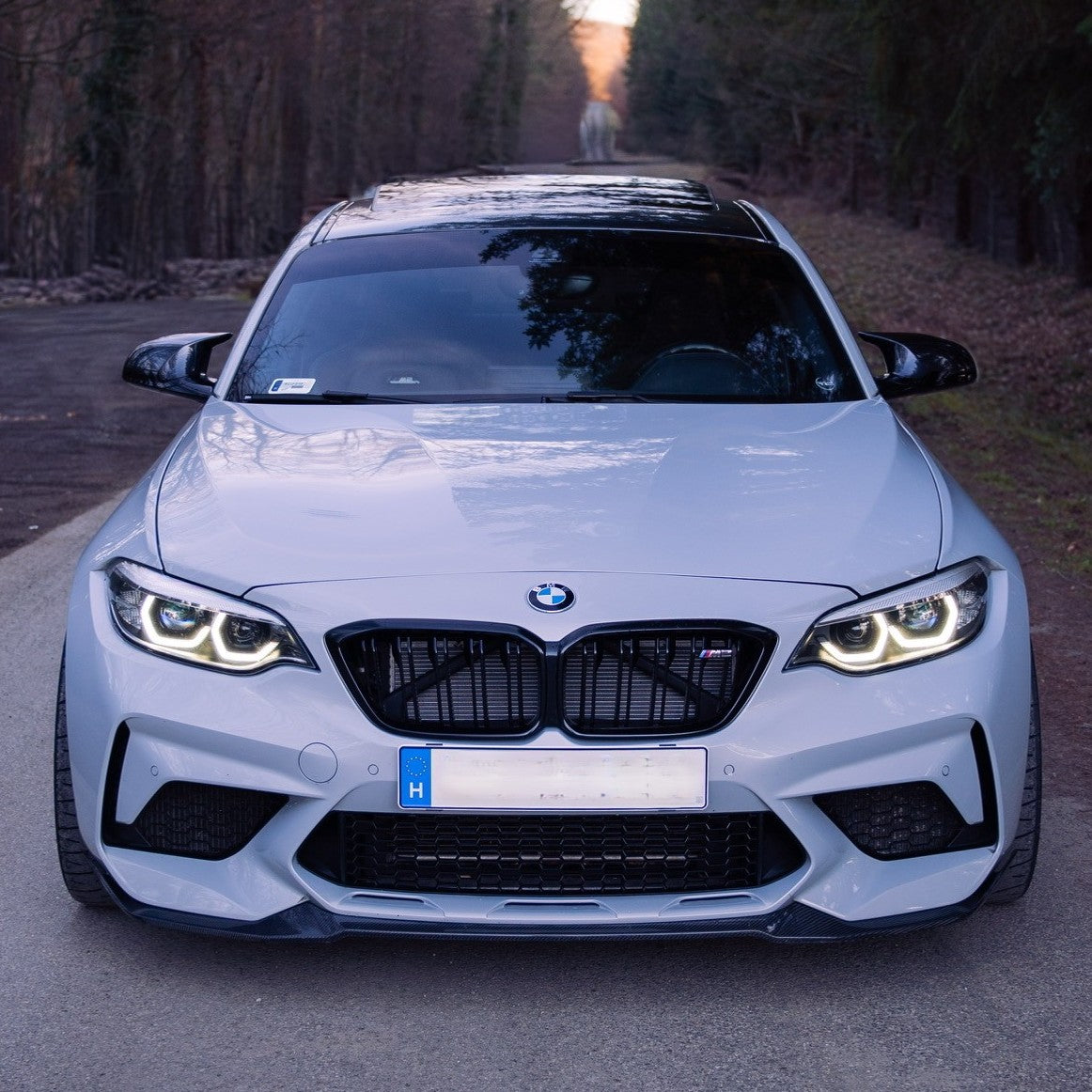 CS Style Carbon Fibre Front Splitter for BMW F87 M2C Competition 16-21 - Carbon Factory