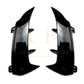 Gloss Black Rear Bumper Trims for Mercedes Benz W177 A Class Hatchback 18-25