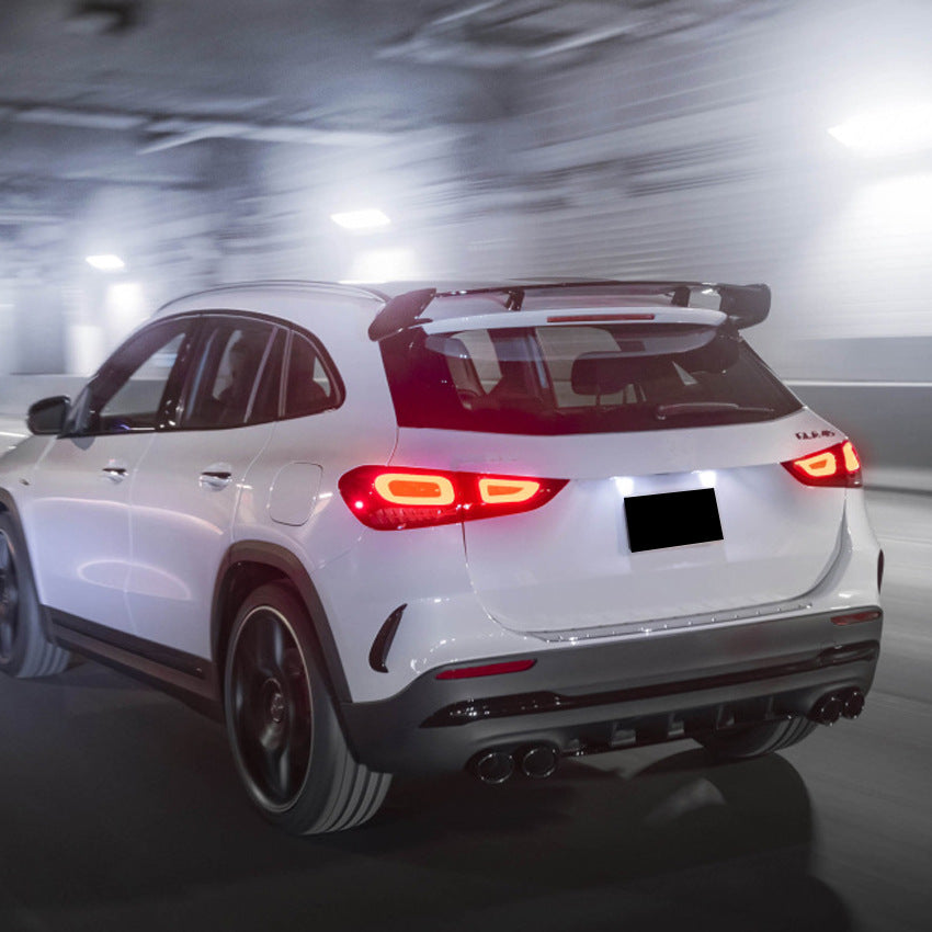 A Style Gloss Black Roof Spoiler for Mercedes Benz X156 GLA 13-19