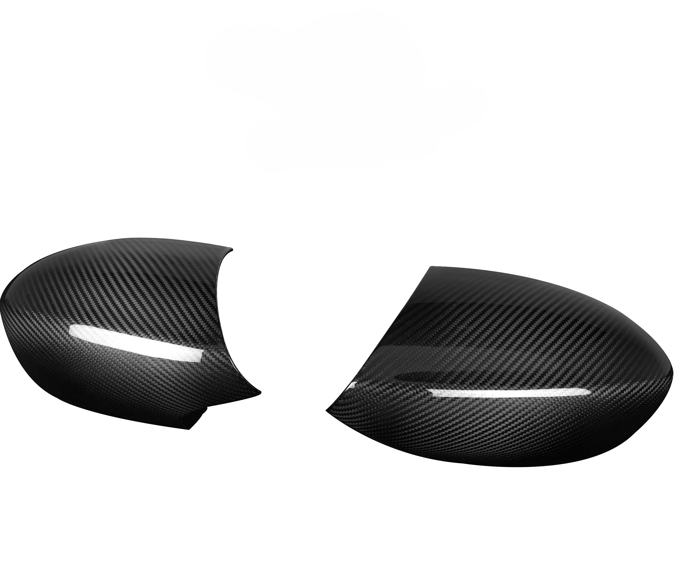 CF Style Pre-Preg Carbon Fibre Replacement Mirror Covers for BMW E90 E92 E93 M3 E87 1M - Carbon Factory