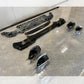 440 Style Gloss Black Rear Diffuser with Exhaust Tips for BMW 4 Series G22 20-Present-Carbon Factory