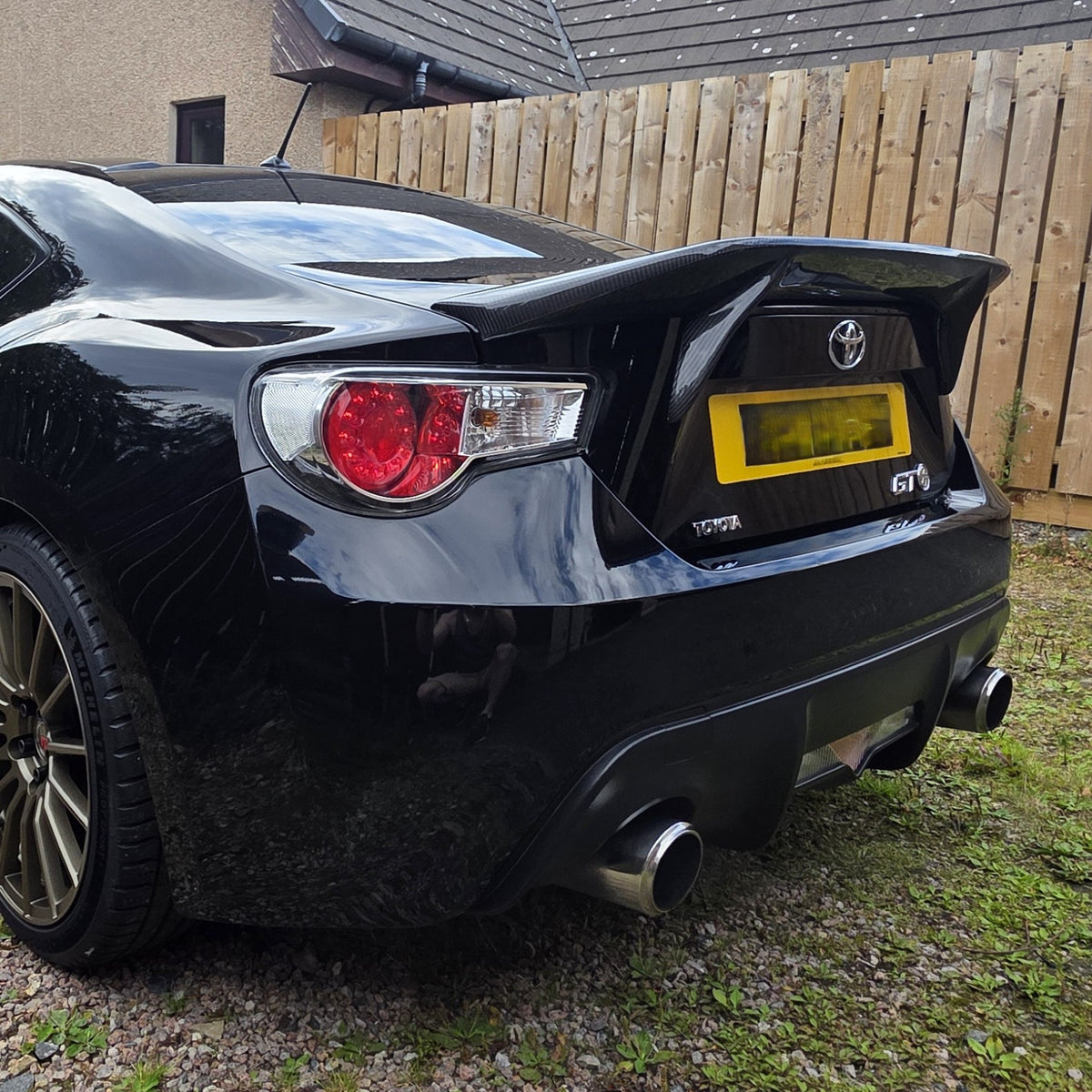 AB Style Carbon Fibre Boot Spoiler for Toyota GT86 12-20
