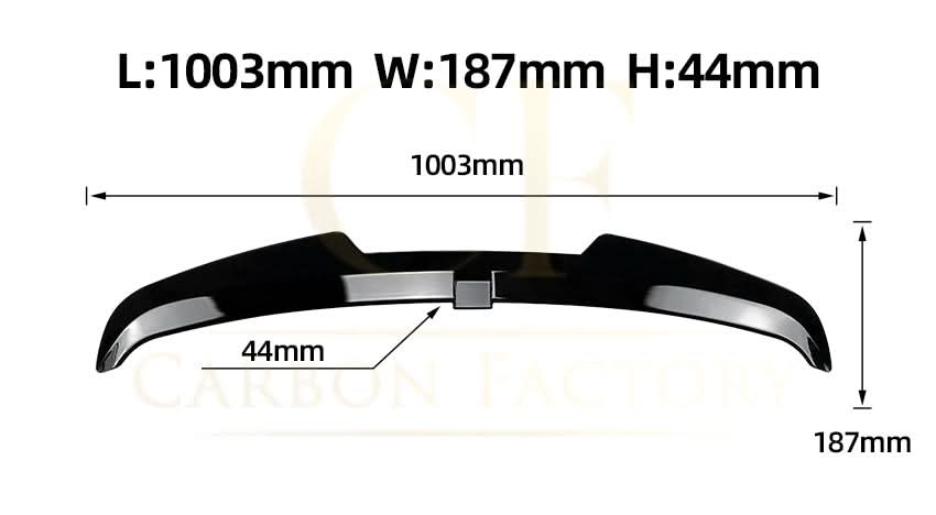 Max Style Gloss Black Roof Spoiler for Audi A3 S3 RS3 8Y Sportback 20-Present - Carbon Factory