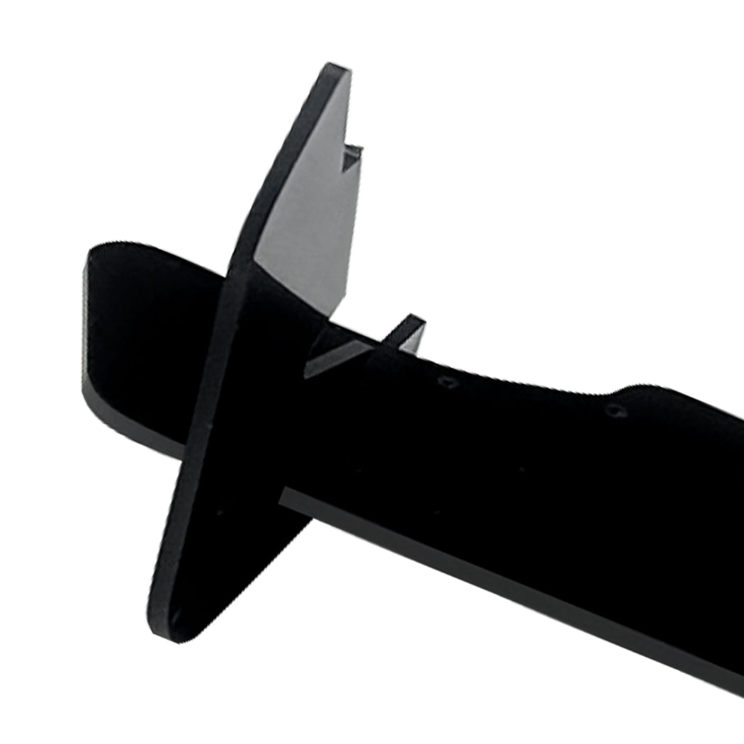 V Style Gloss Black Diffuser for VW Polo MK6.5 Standard model 22-26