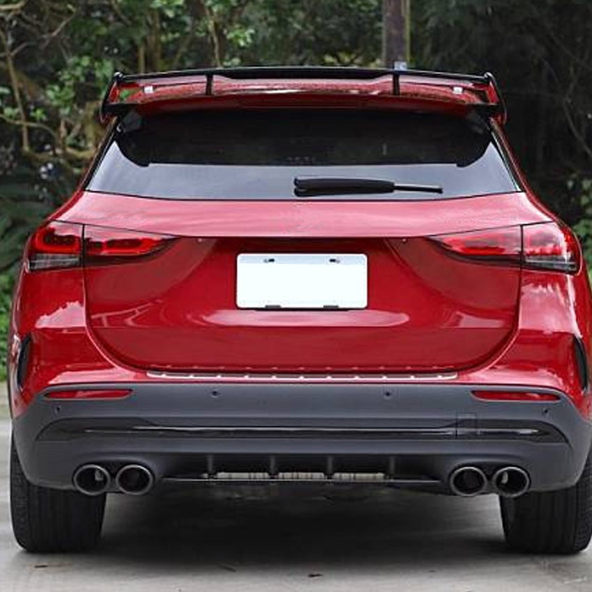 Gloss Black Rear Diffuser Extension for Mercedes Benz H247 GLA 20-Present