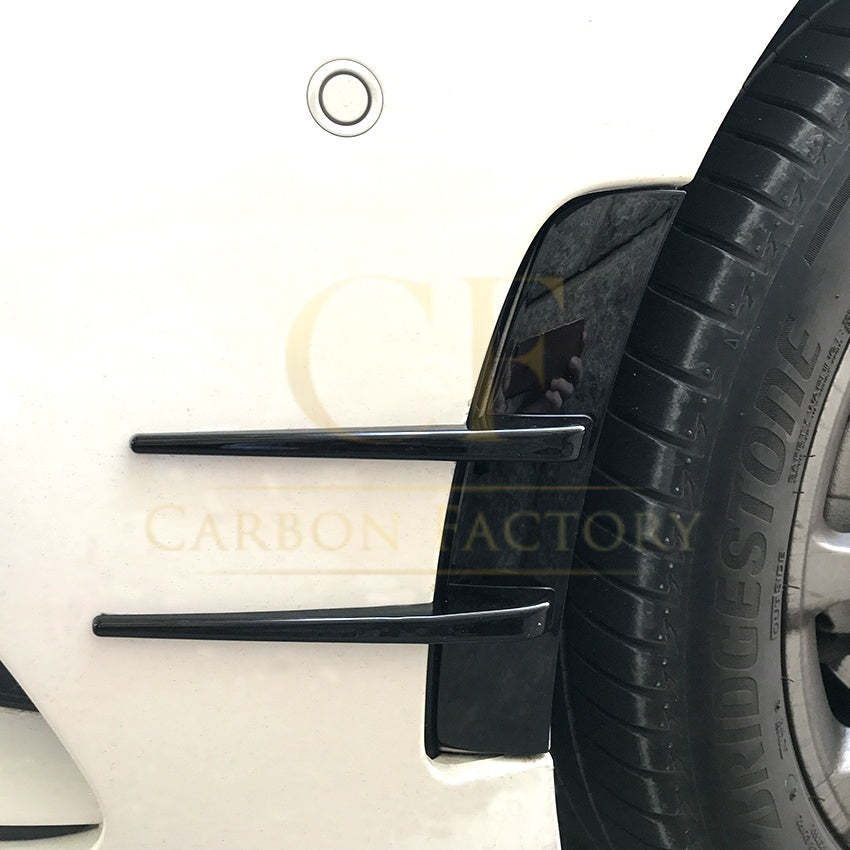 Type 2 Gloss Black Front Canards for Mercedes Benz W177 A Class AMG & A35 18-22