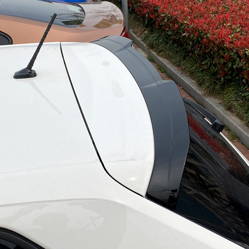 V Style Gloss Black Roof Spoiler for VW Polo MK6 18-26