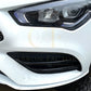 Gloss Black Front Side Trims for Mercedes Benz W118 CLA AMG 19-23