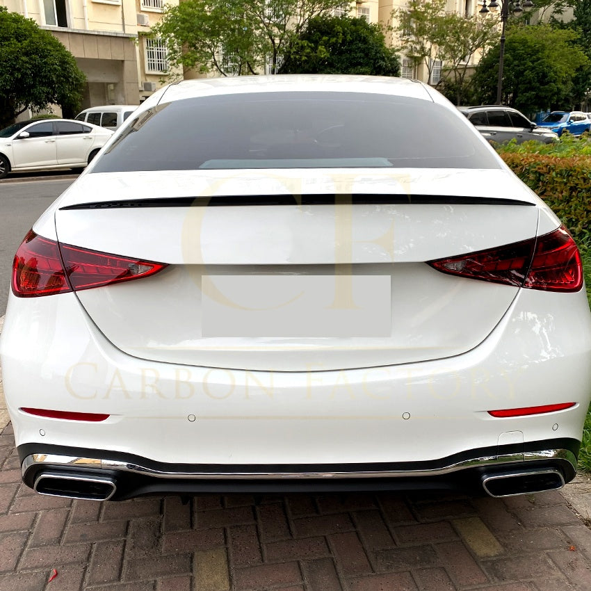 P Style Gloss Black Boot Spoiler for Mercedes Benz W206 C Class Saloon 22-Present - Carbon Factory