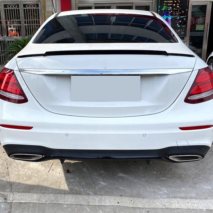Brabus Style Gloss Black Boot Spoiler for Mercedes Benz W213 E Class Saloon 16-23 - Carbon Factory